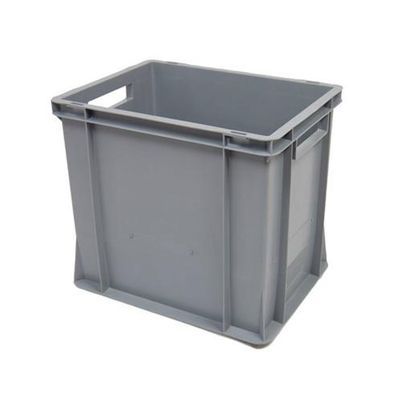 EURONORM PO/FULL BOX 40X30XH36CM GREY-35L BUDGET LINE-REINFORCED