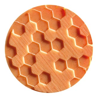 060944 PCB RONDS CBC AVEC RELIEF MIEL Ø 2,5 CM 176PCES ***s/cd***