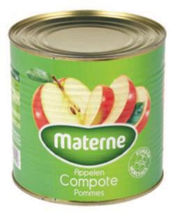MATERNE APPLE COMPOTE PIECES 2.6KG