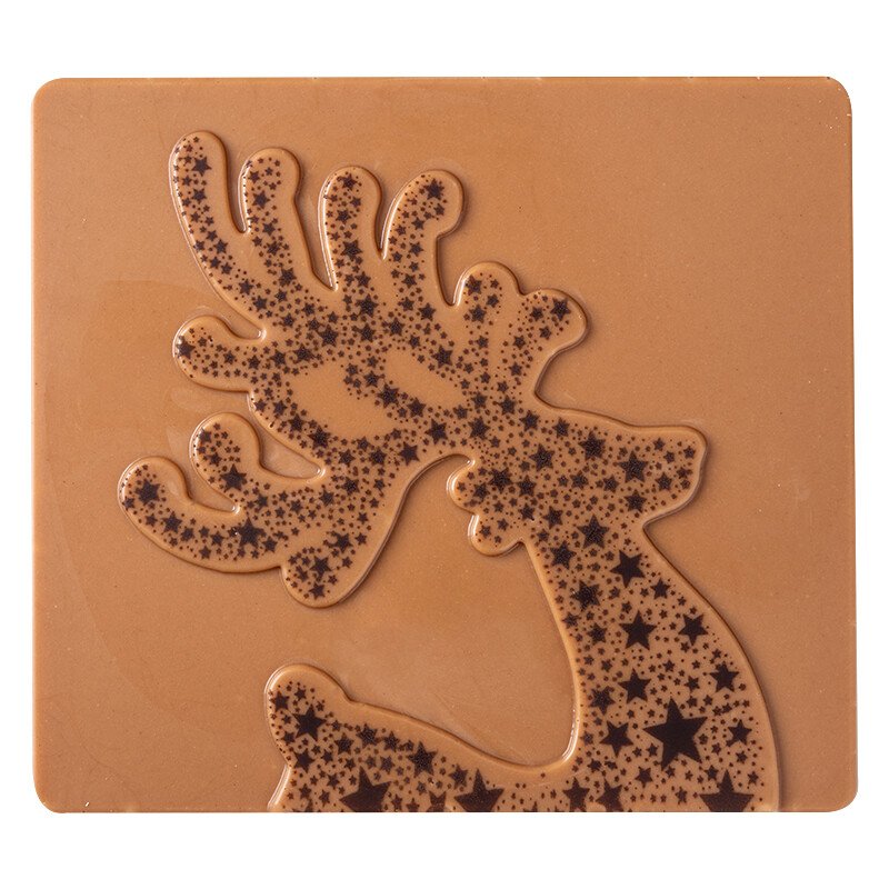 2015467 BUCHE RENNE ÉTOILE 9X8CM 40PCS