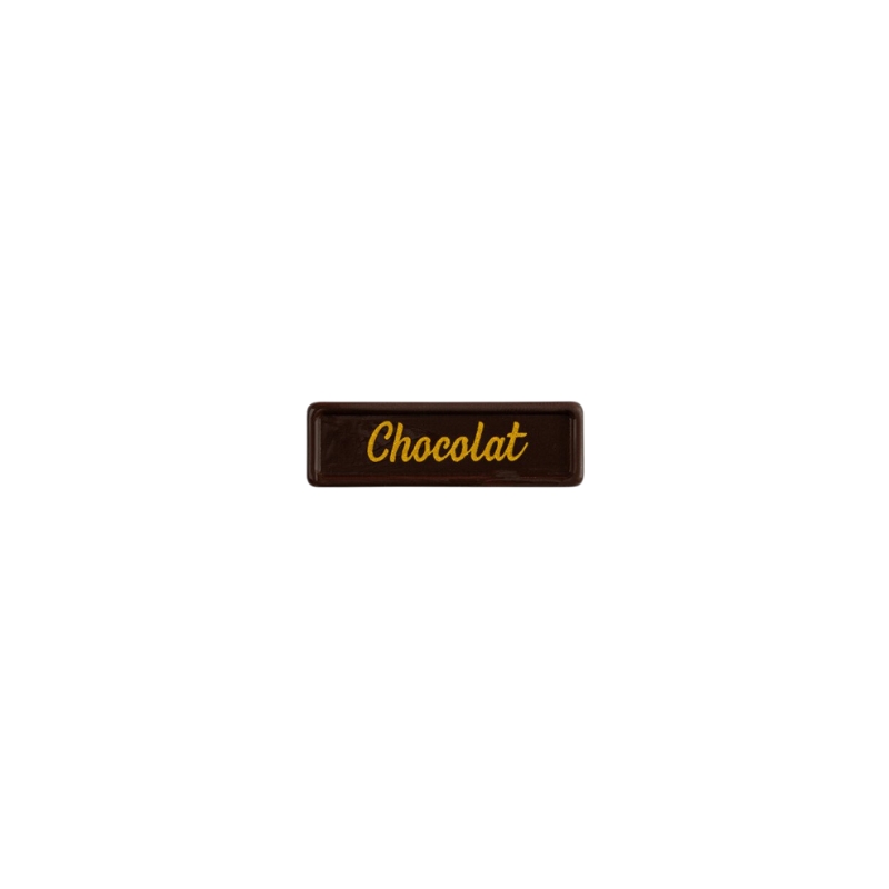 2002442 CHOCOLADE PLAAT 3.8X1.2 CM 300 STUKS ***S/CDE***