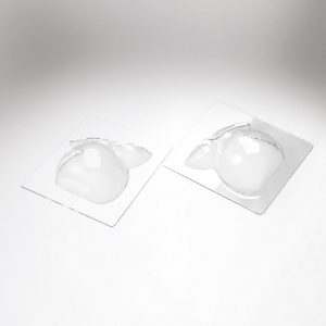 074098 PCB RABBIT BALL MOLDS FOR 6 SUBJECTS 11X11CM H.9.2 CM 12PCS ***S/CD***