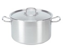 PUJADAS MARMITE MI-BASSE INOX 20XH13CM-4L A/COUVERCLE