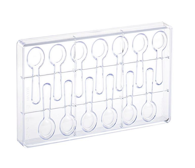 POLYCARB DESIGN MA3006 PRALINE MOLD SPOON SHAPE