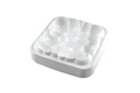 SILIKOMART - MOULE SILICONE - CLOUD 200 X 200MM H 55MM VOL 1650ML CURVEFLEX