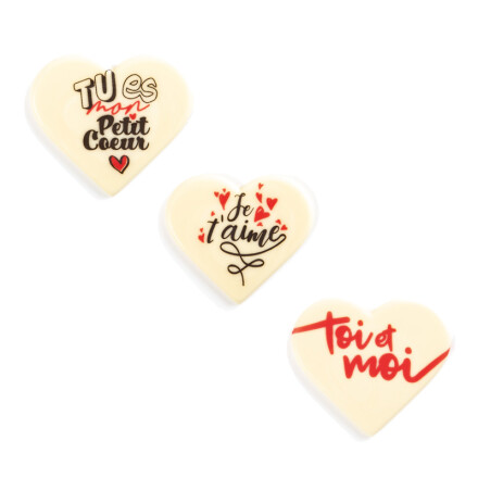 2068526 VALENTIJNSTEKST HART 50X46MM 75 STUKS