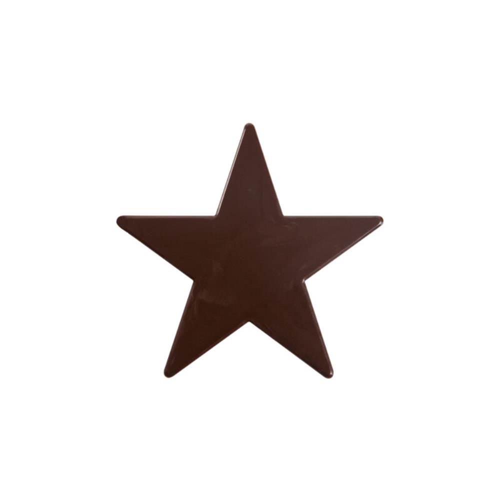 2015237 DARK CHOCOLATE STAR 5.5CM 60 PCES