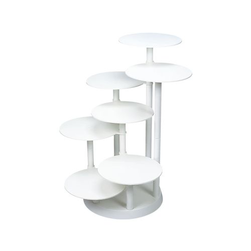 *FF*30010 PRÉSENTOIR PLASTIQUE PIECES MONTEE 7 ETAGES 28CM H75CM