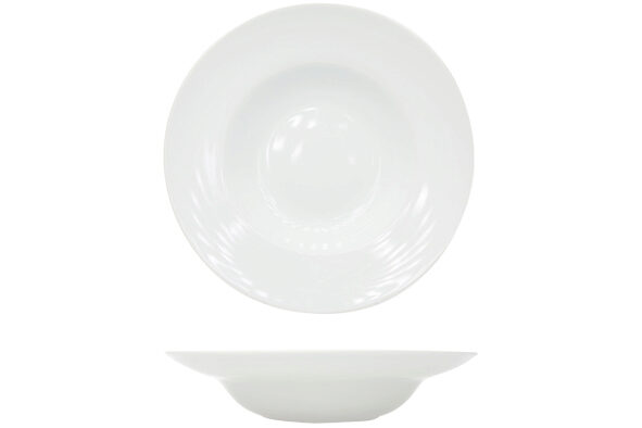 ASSIETTE PASTA BLANCHE 27.5XH6CM BASSIN DE 17CM - 403218W