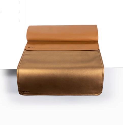 PAVELINNI CHEMIN DE TABLE REVERSIBLE 45X120CM METALIK COPPER/CARAMAL 1012/2010
