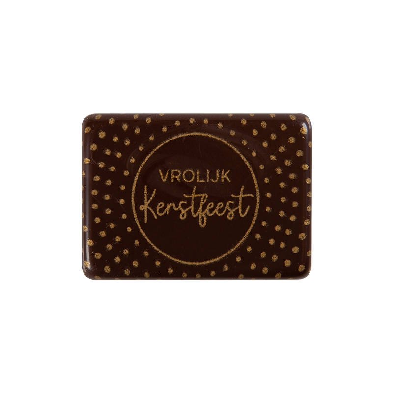 15662 PLAATJE VROLIJK KERSTFEEST 4X2,8CM 120PCES ***OP/ORDER***