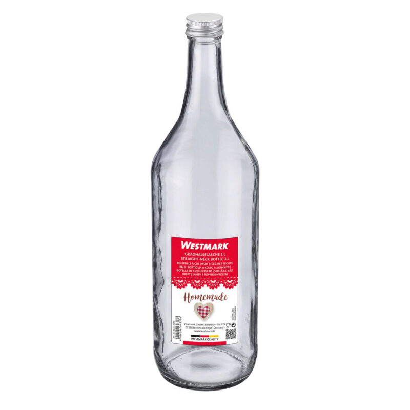 WESTMARK BOUTEILLES VERRE 1L BOUCHON A VIS ETROIT FOST+ INCLUS