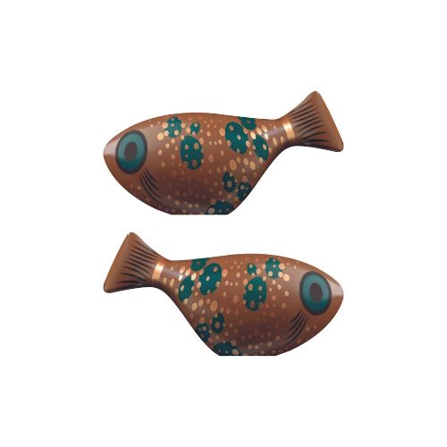 088253 PCB MOULES POISSON GUPPY POUR 5 PIÈCES 15X7,5CM 10PCS ***S/CDE***