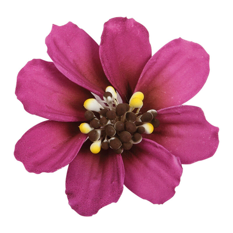 1066095 FLEUR COSMOS PURPLE GUM PASTILLAGE 5CM 36 PCES ***ON ORDER***