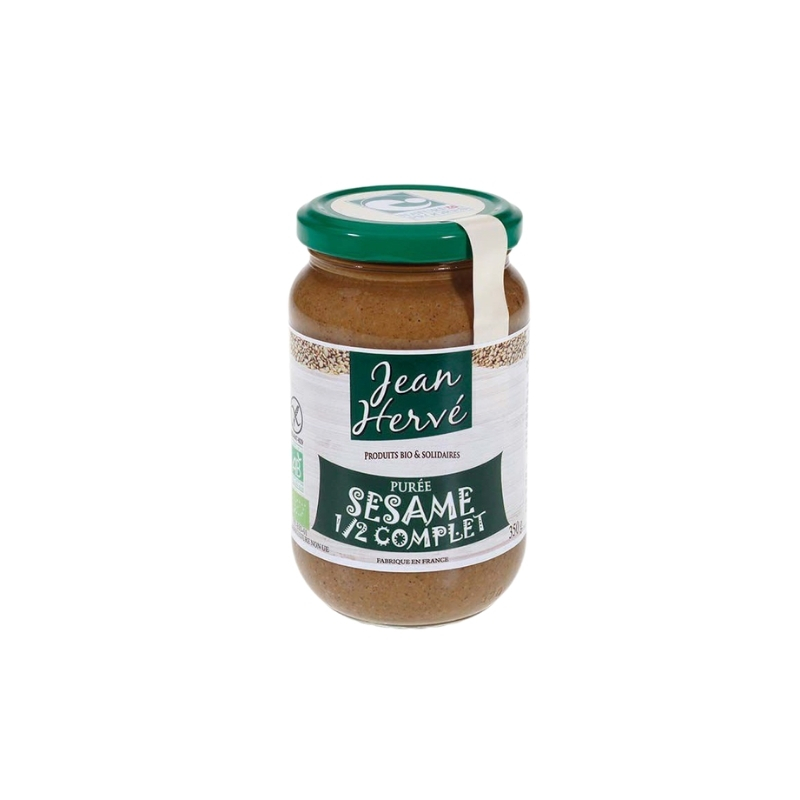 JEAN HERVÉ SEMI-COMPLETE SESAME PUREE - ORGANIC TAHIN 350GR