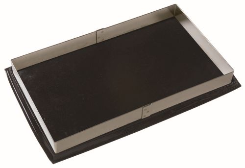 CADRE INOX 55X35.5XH4.5CM POUR FLEXIPAT DIMENSIONS INT 54.5X35 CM