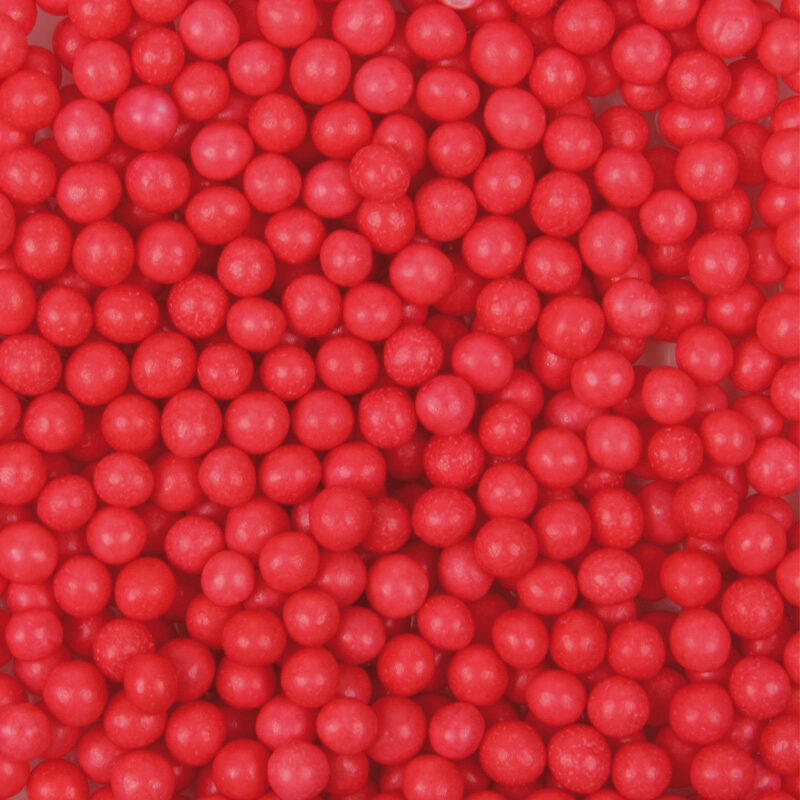 1057426 RED SUGAR PEARL Ø 4MM 600G