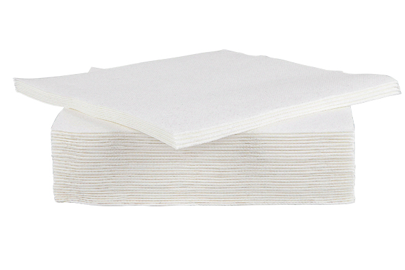 C&T PROF SERVIETTE BLANCHE 38X38CM 40PCES