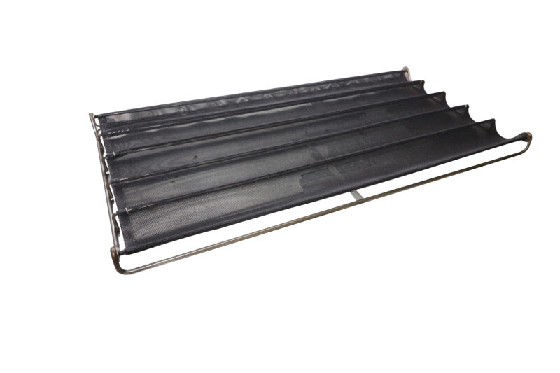 STAINLESS STEEL COOKING NET 60X40 INFINIUM 601 COATING WITH 5 60CM BAGUETTES