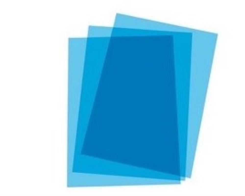 FEUILLES BLEU HDPE 60X40*20 MICRONS 2750PC