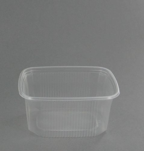 250ML TRANSPARENT BUTCHER/CATERING TRAY**WITHOUT LID**PP 108X82X52MM -- 100PCS