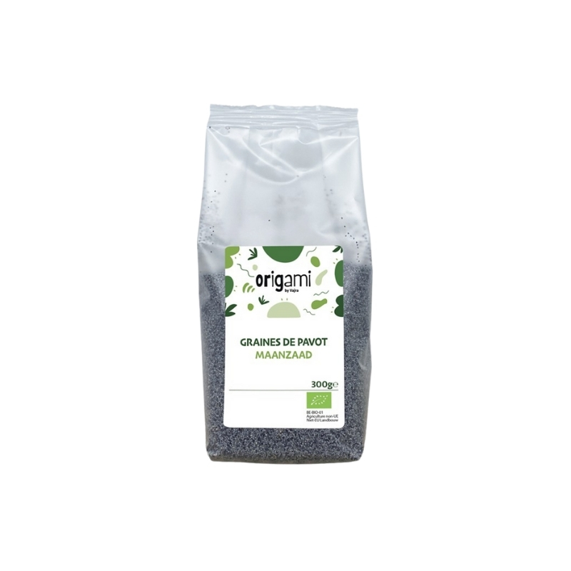 ORIGAMI ORGANIC POPPY SEEDS 300GR