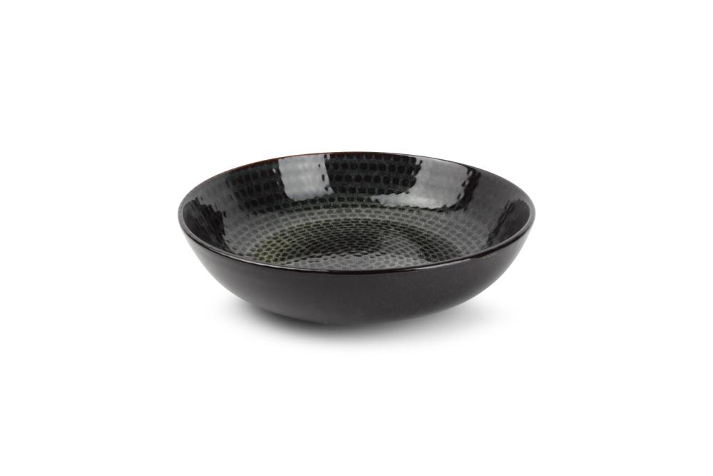 S&P STITCH VERT/BLEU ASSIETTE CREUSE 20XH5CM