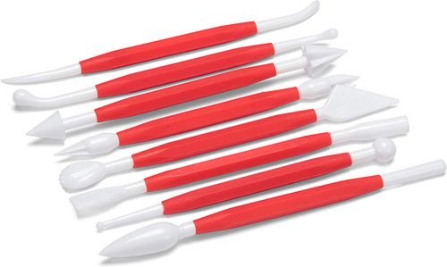 PATISSE SUIKER/AMANDPASTIJS VORMSTUKKEN 8 STUKS 14CM