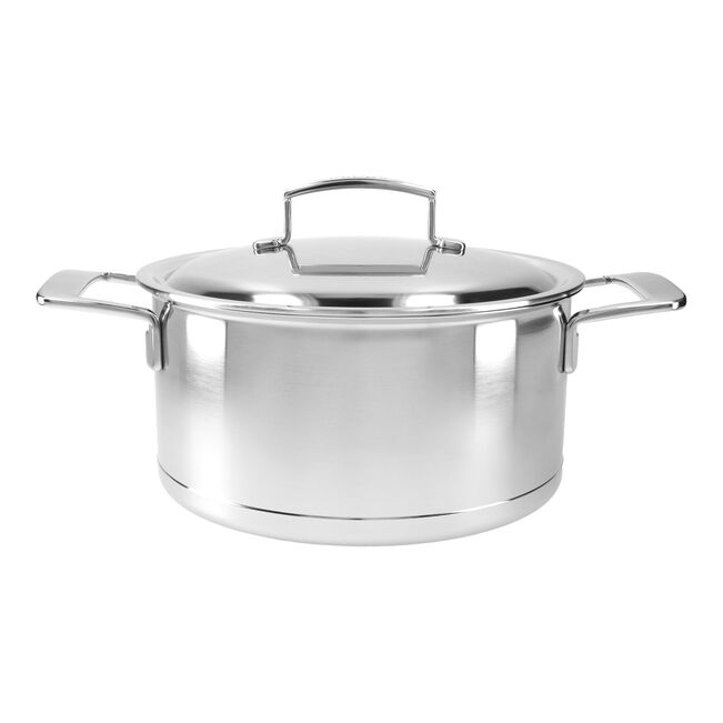 DEMEYERE SILVER 7 LOW POT 24CM-5.2L