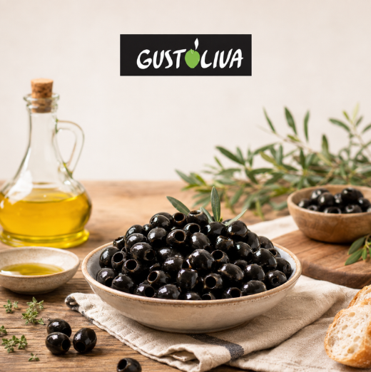 OLIVES NOIRES DENOYAUTEES GUSTOLIVA 1L