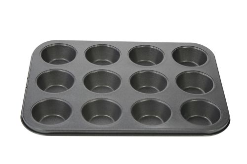 C&T 12-MUFFIN MOLD 6.5XH2CM- 26X20CM NON-STICK