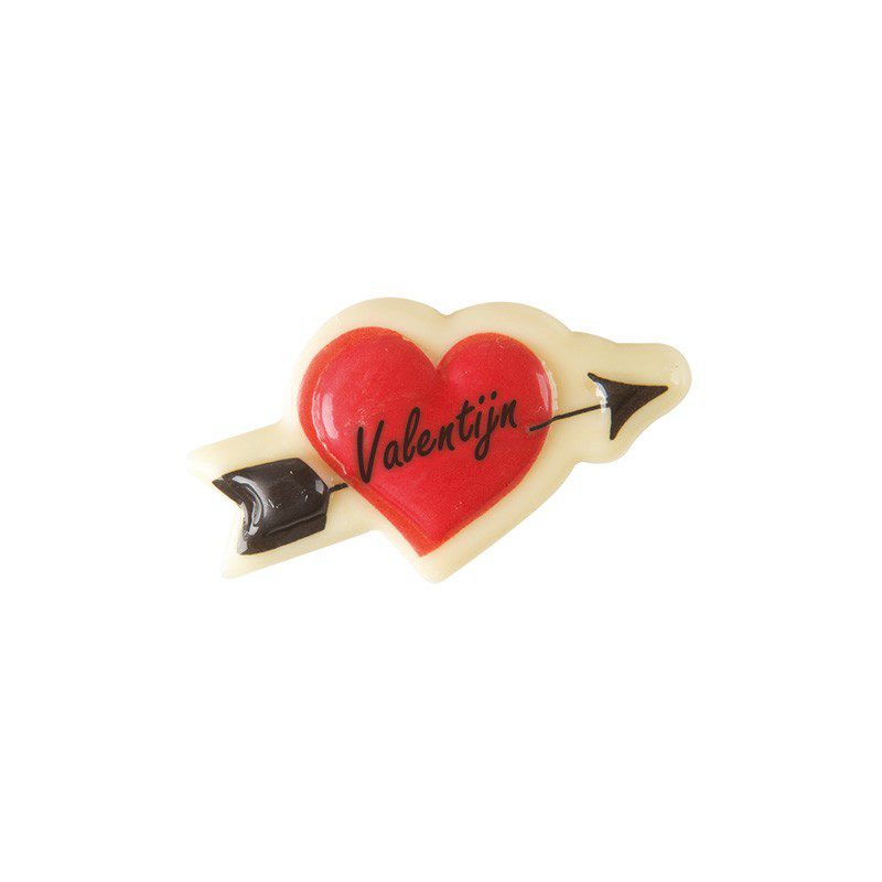 2068030 COEUR AVEC FLÈCHE VALENTIJN 55X25MM 120PCES***S/CD***