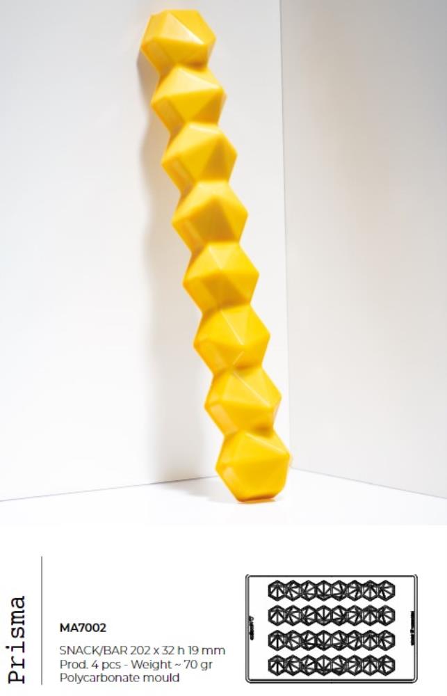 MOULE PRALINES POLYCARBONATE BATON PRISMA XL 70GR