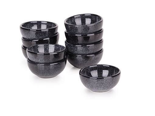 C&T MINI BOL GRANITE BLACK 5.6XH2.6CM - 8101056