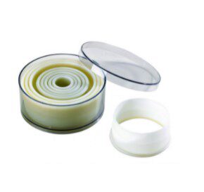 DECOUPOIR EXOGLASS 9P RONDS UNIS  DE  2 A 10CM