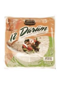 WRAPS DURUM BROOD Ø30CM BOSPHORUS 12 STUKS = VERPAKKING