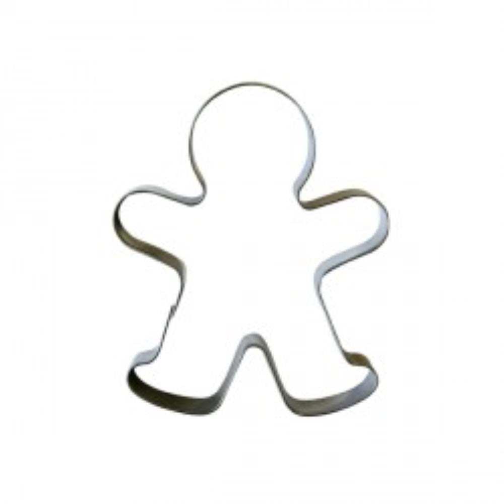 STAINLESS STEEL COOKIE CUTTER, SNOWMAN 40MM