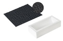 SILIKOMART KIT MOULE BUCHE +TAPIS RELIEF GRAINS DE CAFE 250X90 H70MM - 1300ML