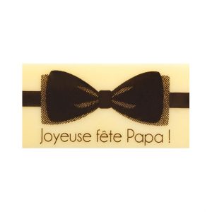 PCB Rectangles WC Papa Chic 4x2 cm 140pces ***s/cd***