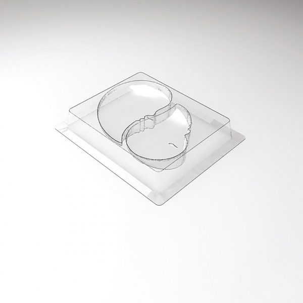 070422 PCB MOLDS FRENCH KISS 12.2X7.8 CM AND 10.2X6.8 CM P. 2CM 10PCS ***S/CD***