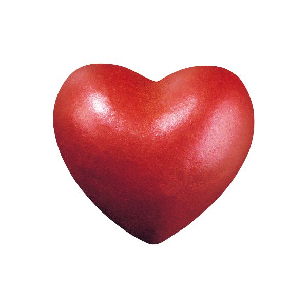 000400 PCB HEARTS CB DRAGEIFIED RUBY 3.2X2.9 CM 90PCES ***s/cd***