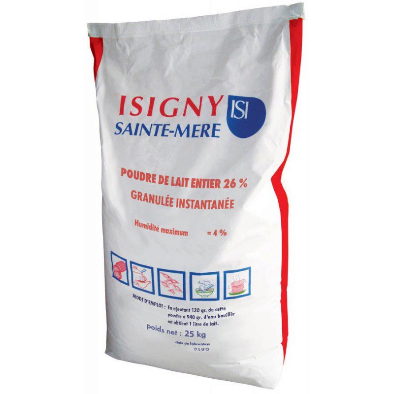 ISIGNY LAIT EN POUDRE 26% MG INSTANT ENTIER 25KG