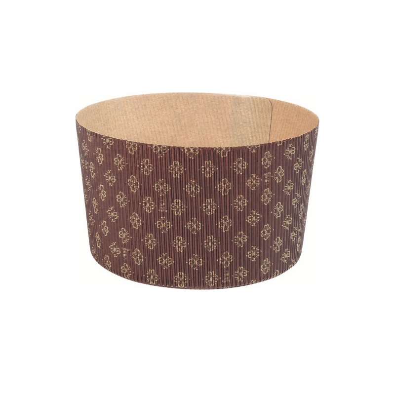 PANETTONE MOLD REINFORCED PAPER Ø17CM HT11CM 45PCS FOST+ INCLUDED