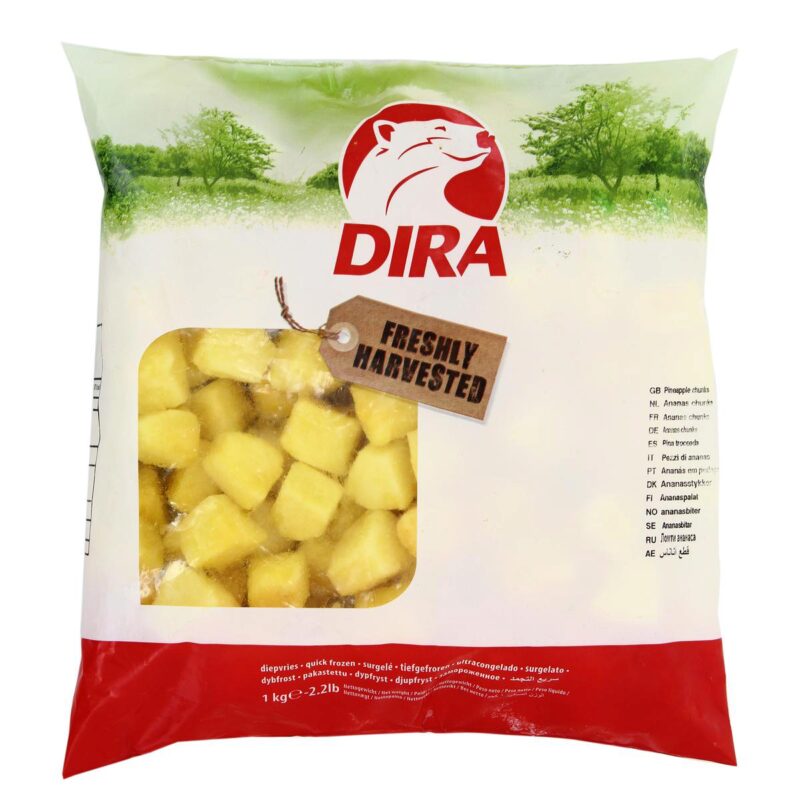DIRAFROST ANANAS CHUNKS 5 X 1KG = KG