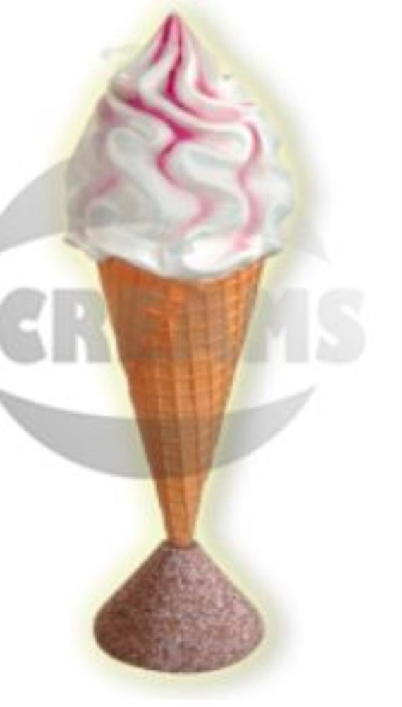 REUZE HOORN SOFT ICE H140CM=STUK