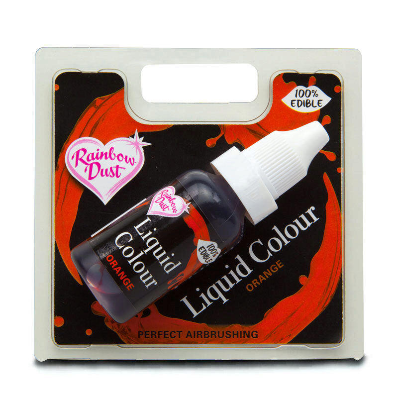 WATEROPLOSBARE VOEDINGSKLEURSTOF ORANJE 16ML