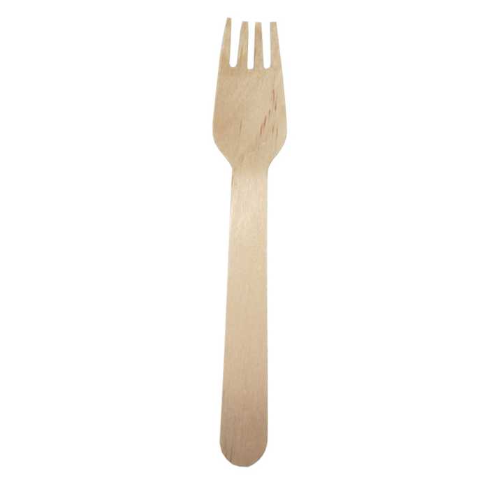 FOURCHETTES EN BOIS 16CM 100PCES