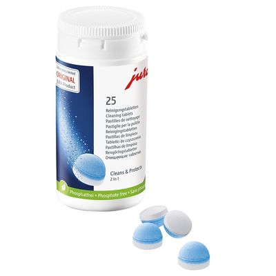 JURA PASTILLES DETERGENTES BOITE 25P !!! TOUS MODELES *24190*