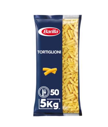 BARILLA PASTA N°83 TORTIGLIONI ZAK 5KG