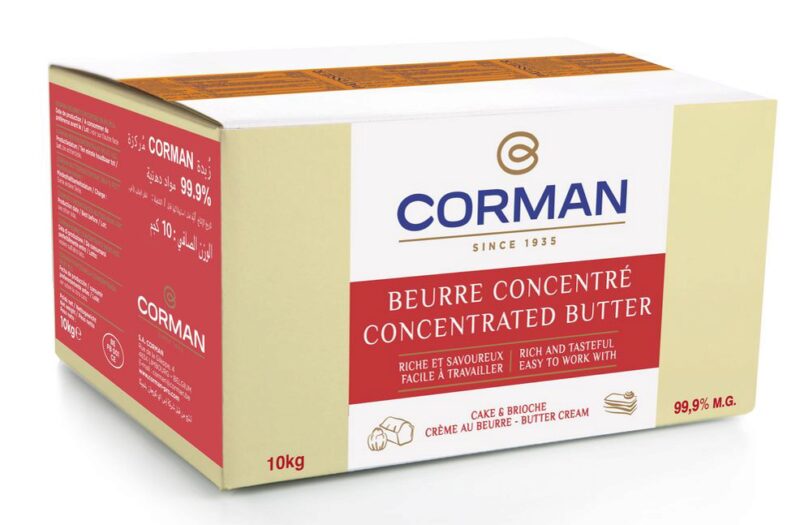 CORMAN 26851401 BEURRE CONCENTRE 99% PATISSIER BUTCAR 10KG CAROTENE 